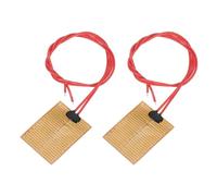 sourcing map Heater Film Heating Plate, 1W 5V Polyimide Heat Pad, Adhesive PI Heater Elements Film 40mmx30mm Heater Strip for Constant Temperature, Pack of 2