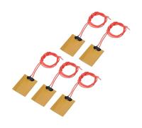 sourcing map Heater Film Heating Plate, 5V 1W Polyimide Heat Pad, Adhesive PI Heater Elements Film 40mmx30mm Heater Strip for Constant Temperature, Pack of 5