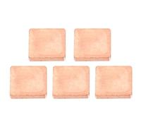 sourcing map Heatsink Copper Sheet Shim, 3mm Thickness Pad with Thermal Conductive Adhesive Tape for Desktop Computer GPU CPU Cooling Patch 5 Set