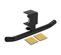 sourcing map Heavy Duty Bag Hook 10.24" (26cm) Carbon Steel Desk Table Hanger Backpack Holder with Adjustable Clamp for Classroom Dorm Office Handbag Purse Organizer, Black