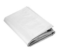 sourcing map Heavy Extra Thick Tarp 10 x 10ft, Waterproof Multipurpose Outdoor Poly Tarp for Roof Camping Patio Pool Boat Car(Silver/Black)