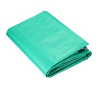 sourcing map Heavy Extra Thick Tarp 5 x 6.6ft, Waterproof Multipurpose Outdoor Poly Tarp for Roof Camping Patio Pool Boat Car(Green)