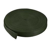 sourcing map Heavyweight Polypropylene Webbing Strap 1" 25 Yards Army Green Strapping Band for Outdoor