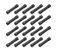 sourcing map Hex Aluminium Standoff Column Spacer,Standoffs Hexagonal Spacers M3x30mm,Spacers Assortment Kit for RC Airplane,FPV Quadcopter,CNC,Black,Pack of 20