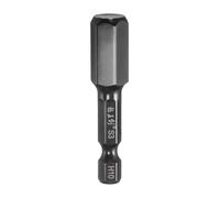 sourcing map Hex Head Wrench Drill Bit 10mm(H10) Metric 1/4" Hex Shank 2"(50mm) Length S3 Steel Magnetic Impact Drivers Screwdriver Bit Industrial Grade Hexagon Electric Drill Bits