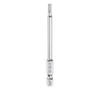 sourcing map Hex Head Wrench Drill Bit 3mm 1/4" Hex Shank 3.2in Magnetic | 80mm H3 Metric Screwdriver Bits S2 Steel,Industrial Grade,Hexagon Flat Tip Drill Bits,for Screws