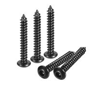 sourcing map Hex Socket Self Tapping Screws, M3 x 20mm Carbon Steel Wood Screw 50pcs