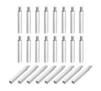 sourcing map Hex Spacer Screws, M4x35mm+6mm Male to Female Thread Brass Nickel Plated Motherboard Standoffs Spacer Pillars for PCB Circuit Boards FPV Quadcopter Drone DIY, Pack of 24
