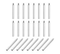 sourcing map Hex Spacer Screws, M4x50mm+6mm Male to Female Thread Brass Nickel Plated Motherboard Standoffs Spacer Pillars for PCB Circuit Boards FPV Quadcopter Drone DIY, Pack of 24