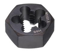 sourcing map Hex Threading Die M11 x 1.5 Metric Thread Right Hand High Speed Steel Rethreading Fixed Die Screw Cutting Tapping Repair Tool