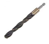 sourcing map High Speed Steel Hex Shank Twist Drill Bit, 13mm Drilling Dia with 1/4 Inch Hex Shank 150mm Length