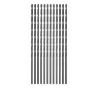 sourcing map High Speed Steel Lengthen Straight Shank Twist Drill Bit Fully Ground Black Oxide 2mm Drill Diameter 85mm Total Length 55mm Drill Bit Length Round Shank 12Pcs
