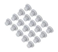 sourcing map High Temp Silicone Plug Mount Dia 12mm/0.47 Inch T Shaped Solid Rubber Stopper Hole Plugs for Powder Coating Plating Waterproof Sealing Plugs Grey Pack of 30(OD 20mm/0.79 Inch)