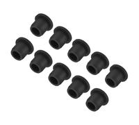 sourcing map High Temp Silicone Plug Mount Dia 12mm/0.5" t Shaped Solid Rubber Stopper Hole Plugs for Coating Plating Waterproof Sealing Plugs Black Pack of 30(OD 16mm/0.63 Inch)