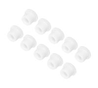 sourcing map High Temp Silicone Plug Mount Dia 15mm/0.59 Inch T Shaped Rubber Stopper Hole Plugs for Powder Coating Plating Waterproof Sealing Plugs White Pack of 16