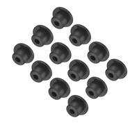 sourcing map High Temp Silicone Plug Mount Dia 15mm/0.59 inch t Shaped Rubber Stopper Hole Plugs for Powder Coating Plating Waterproof Plugs Sealing Plugs Black Pack of 12