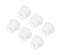 sourcing map High Temp Silicone Plug Mount Dia 15mm/0.59 Inch T Shaped Rubber Stopper Hole Plugs for Powder Coating Plating Waterproof Sealing Plugs White Pack of 6