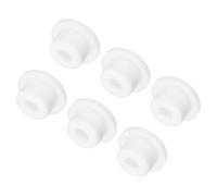 sourcing map High Temp Silicone Plug Mount Dia 17mm/0.67 Inch t Shaped Rubber Stopper Hole Plugs for Powder Coating Plating Waterproof Sealing Plugs White Pack of 6