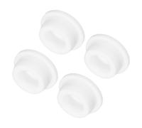 sourcing map High Temp Silicone Plug Mount Dia 28mm/1.1 Inch t Shaped Rubber Stopper Hole Plugs for Powder Coating Plating Waterproof Sealing Plugs White Pack of 4