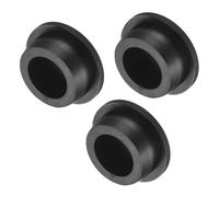 sourcing map High Temp Silicone Plug Mount Dia 30mm/1.18 inch t Shaped Rubber Stopper Hole Plugs for Powder Coating Plating Waterproof Plugs Sealing Plugs Black Pack of 3