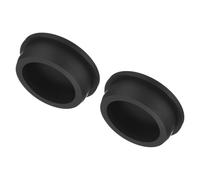 sourcing map High Temp Silicone Plug Mount Dia 43.5mm/1.7" t Shaped Solid Rubber Stopper Hole Plugs for Coating Plating Waterproof Sealing Plugs Black Pack of 2(OD 49mm/1.93 Inch)