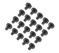 sourcing map High Temp Silicone Plug Mount Dia 4mm/0.16 inch t Shaped Rubber Stopper Hole Plugs for Powder Coating Plating Waterproof Plugs Sealing Plugs Black Pack of 36