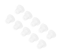 sourcing map High Temp Silicone Plug Mount Dia 6.8mm/0.28 Inch T Shaped Rubber Stopper Hole Plugs for Powder Coating Plating Waterproof Sealing Plugs White Pack of 10
