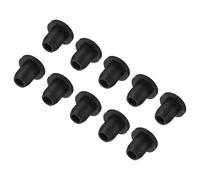 sourcing map High Temp Silicone Plug Mount Dia 6.8mm/0.3" t Shaped Solid Rubber Stopper Hole Plugs for Coating Plating Waterproof Sealing Plugs Black Pack of 20(OD 11mm/0.43 Inch)
