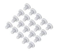 sourcing map High Temp Silicone Plug Mount Dia 6mm/0.24 Inch T Shaped Solid Rubber Stopper Hole Plugs for Powder Coating Plating Waterproof Sealing Plugs Grey Pack of 20(OD 12mm/0.47 Inch)