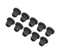 sourcing map High Temp Silicone Plug Mount Dia 7.8mm/0.31 Inch T Shaped Solid Rubber Stopper Hole Plugs for Coating Plating Waterproof Sealing Plugs Black Pack of 10(OD 12mm/0.47 Inch)