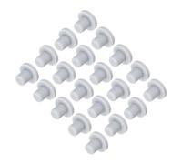 sourcing map High Temp Silicone Plug Mount Dia 8mm/0.31 Inch T Shaped Solid Rubber Stopper Hole Plugs for Powder Coating Plating Waterproof Sealing Plugs Grey Pack of 30(OD 15mm/0.59 Inch)