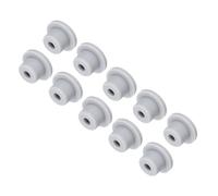 Sourcing Map High Temp Silicone Plug, T Shaped, Grey, Rubber, 23x14x4mm, 15mm Mount Hole, Pack of 10