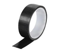Sourcing Map High Temperature PTFE Coated Fabric Tape 30mm for Vacuum Sealers, Heat Resistant Adhesive 10m/33ft Black 0.18mm Thickness