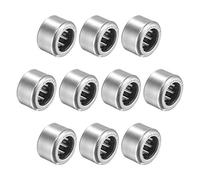 sourcing map HK121712 Needle Roller Bearings 12mm Bore 17mm OD 12mm Width Chrome Steel Open End 10pcs