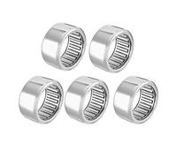 sourcing map HK2516 Drawn Cup Needle Roller Bearings, Open End, 25mm Bore Dia, 32mm OD, 16mm Width (Pack of 5)