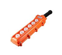 sourcing map Hoist Crane Momentary 6 Way 6 Button Pendant Control Station