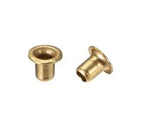 sourcing map Hollow Rivet,2.5mm x 3mm Through Hole Copper Hollow Rivets Grommets Double-Sided Circuit Board PCB 200Pcs