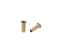 sourcing map Hollow Rivet,3mm x 10mm Through Hole Copper Hollow Rivets Grommets Double-Sided Circuit Board PCB 200Pcs