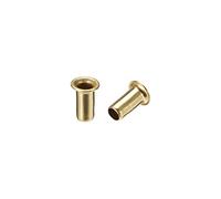 sourcing map Hollow Rivet,4mm x 8mm Through Hole Copper Hollow Rivets Grommets Double-Sided Circuit Board PCB 200Pcs