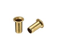 sourcing map Hollow Rivet,5mm x 10mm Through Hole Copper Hollow Rivets Grommets Double-Sided Circuit Board PCB 200Pcs