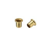 sourcing map Hollow Rivet,5mm x 6mm Through Hole Copper Hollow Rivets Grommets Double-Sided Circuit Board PCB 100Pcs