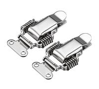 sourcing map HS-023 Stainless Steel 201 Compression Spring Draw Toggle Latch Clamp, 95mm Long, Pack of 2