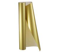 sourcing map HTV Heat Transfer Vinyl 11.8" x 5ft Roll PVC Golden Yellow Iron on Vinyl for All Cutter Machine, Easy to Cut & Weed