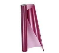 sourcing map HTV Heat Transfer Vinyl 12" x 8.5ft Roll PU Magenta Iron on Vinyl for All Cutter Machine, Easy to Cut & Weed