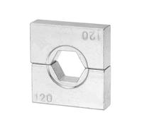 sourcing map Hydraulic Crimping Die 120mm 12 Ton Hexagon Crimper Replacement Dies for YQK-240/300 Electrical Wire Terminal Crimper Tool Steel Cable