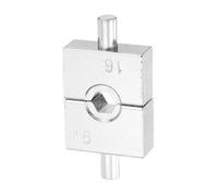 sourcing map Hydraulic Crimping Die 5AWG 16mm 8 Ton Hexagon Crimper Replacement Dies for YQK-70 Electrical Wire Terminal Crimper Tool Steel Cable