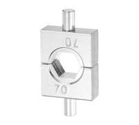 sourcing map Hydraulic Crimping Die 70mm 8 Ton Hexagon Crimper Replacement Dies for YQK-70 Electrical Wire Terminal Crimper Tool Steel Cable