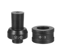 sourcing map Hydraulic Hole Punch Die 18mm Round Hole 40Cr Steel Electric Punching Kit for CH-60 Electric Punching Machine, Black