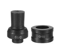 sourcing map Hydraulic Hole Punch Die 19mm Round Hole 40Cr Steel Electric Punching Kit for CH-60 Electric Punching Machine, Black