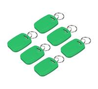 sourcing map IC Card M1 Key Fobs RFID Proximity 13.56MHz Read Only Contactless Smart Token Tag for Entry Access Control System, Green 6 Pack